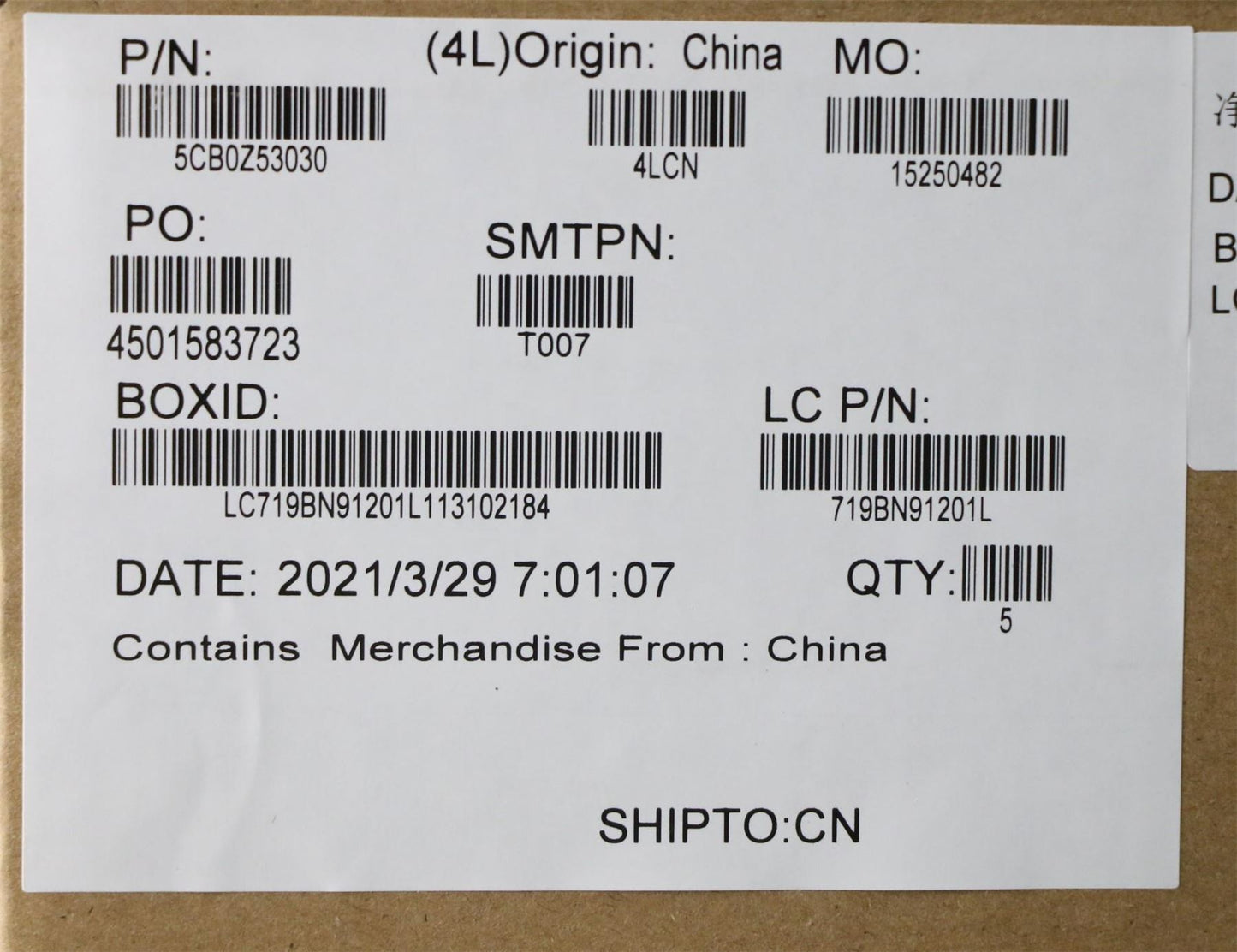 Lenovo IdeaPad 3 11ADA05 Palmrest Cover Touchpad Keyboard Abyss Blue 5CB0Z53030