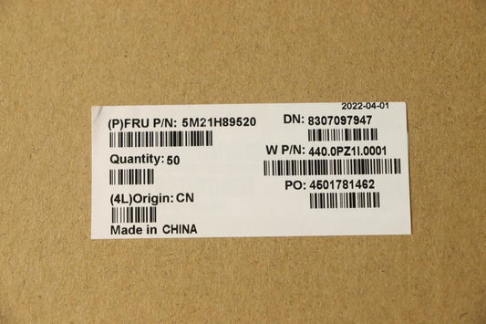 Lenovo MECHANICAL FRU Mylar, Clickpad jig 5M21H89520