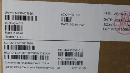 Lenovo IdeaPad 3 15IAH8 Palmrest Cover Touchpad Keyboard US Euro 5CB1M03635