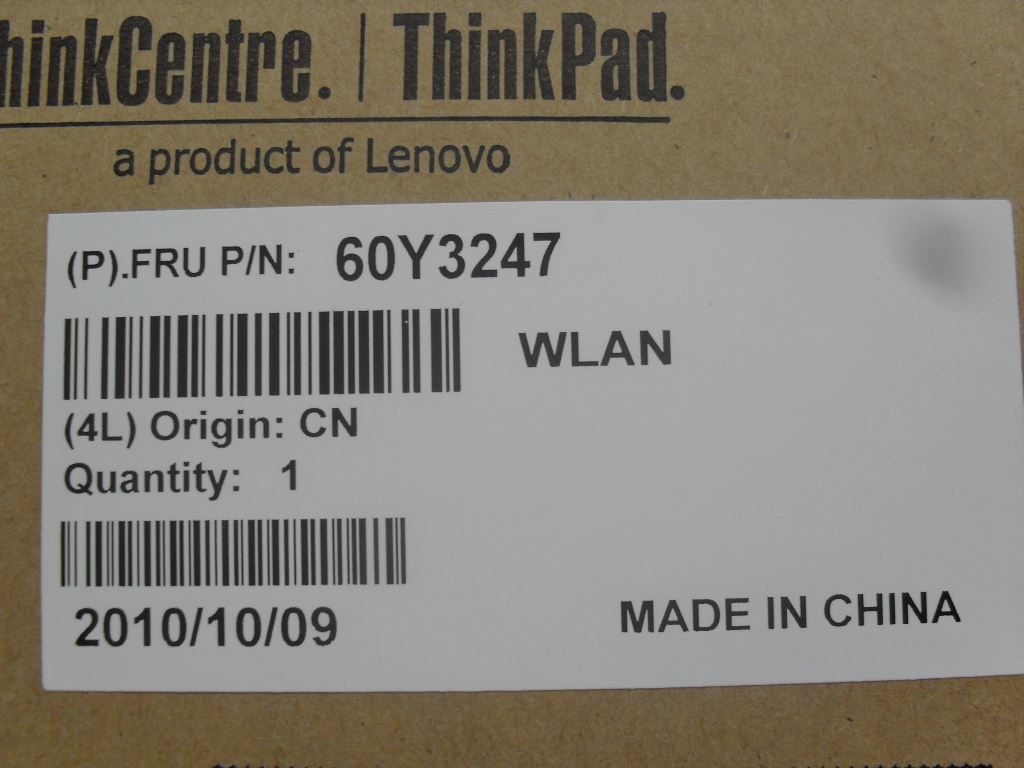 Lenovo Wireless, FXN, 8188CE HMC WiFi WLAN Foxconn Board 60Y3247