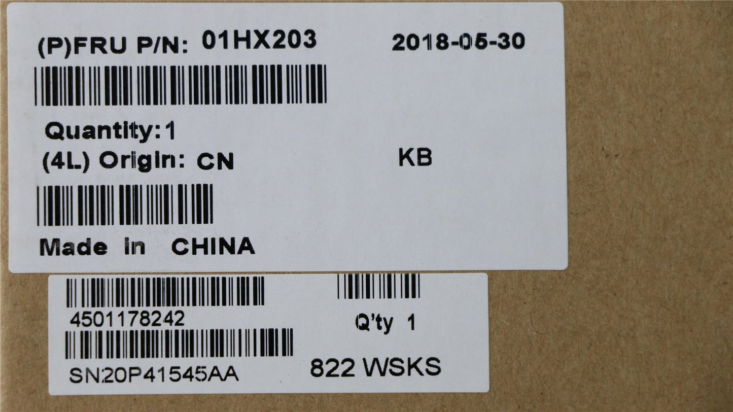 Lenovo ThinkPad T580 P52s Clavier slovène rétroéclairé 01HX203