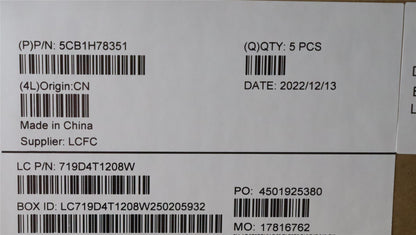 Lenovo Upper Case ASM_SPA L82RK NFP MB BL 5CB1H78351