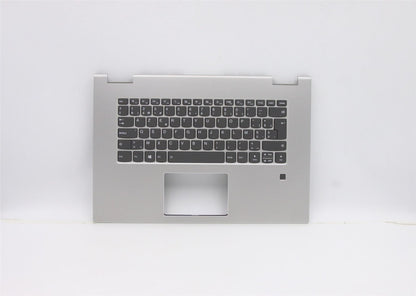 Lenovo 730 15IWL Keyboard Palmrest Top Cover Belgian Silver 5CB0T04944