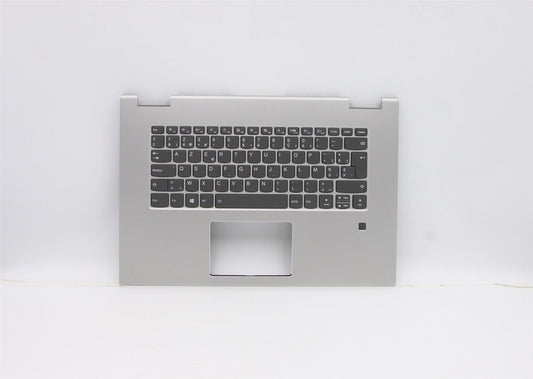Lenovo 730 15IWL Keyboard Palmrest Top Cover Belgian Silver 5CB0T04944
