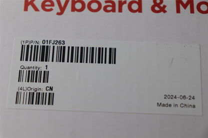 Lenovo KB MICE_BO FRU Wireless Combo 100 AR 01FJ263