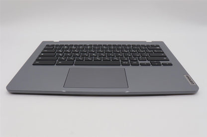 Lenovo 14e Gen3 Keyboard Palmrest Top Cover Ukrainian Black Backlit 5M11L61255