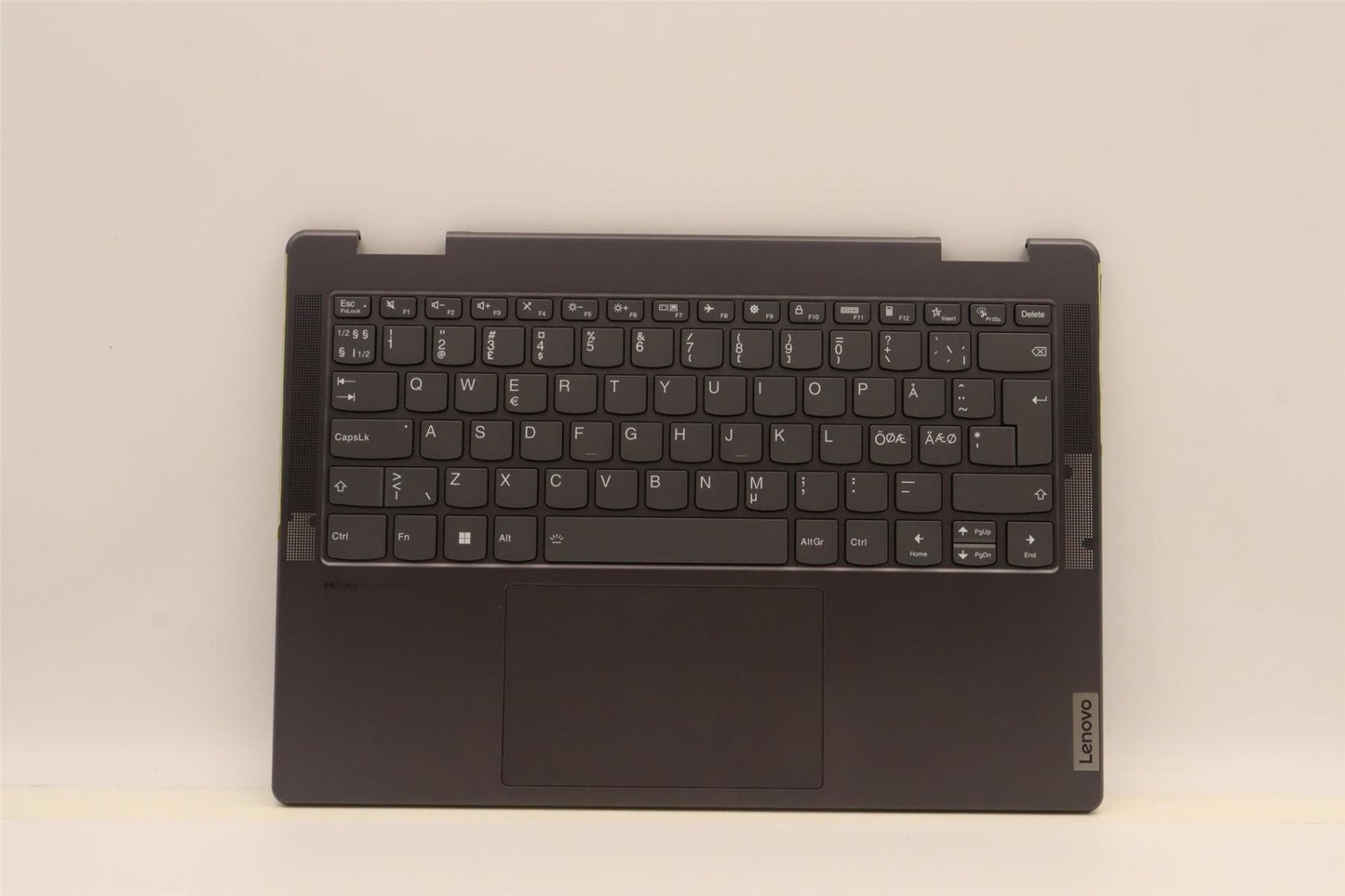 Lenovo Yoga 7 14IAL7 Palmrest Cover Touchpad Keyboard Nordic 5CB1J02471