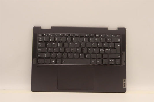 Lenovo Yoga 7 14IAL7 Palmrest Cover Touchpad Keyboard Nordic 5CB1J02471