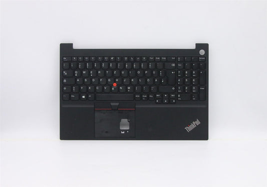 Lenovo ThinkPad E15 Gen 2 Keyboard Palmrest Top Cover German Black 5M10W64557