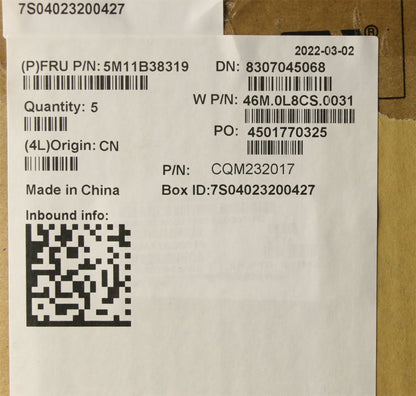 Lenovo Nano X1 1 Keyboard Palmrest Top Cover German Black 5M11B38319