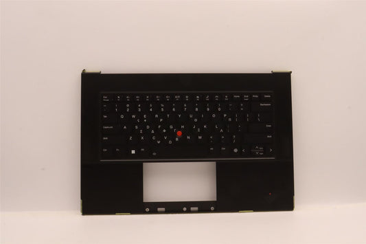 Lenovo ThinkPad Z16 Gen 1 Keyboard Palmrest Top Cover Greek Black 5M11J13400