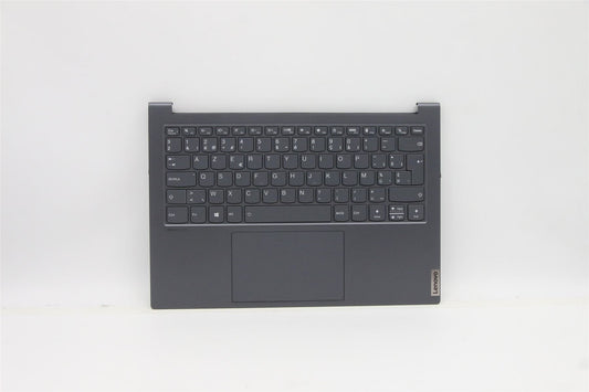 Lenovo Yoga 7 14IHU5 Palmrest Cover Touchpad Keyboard Belgian Grey 5CB1C19253