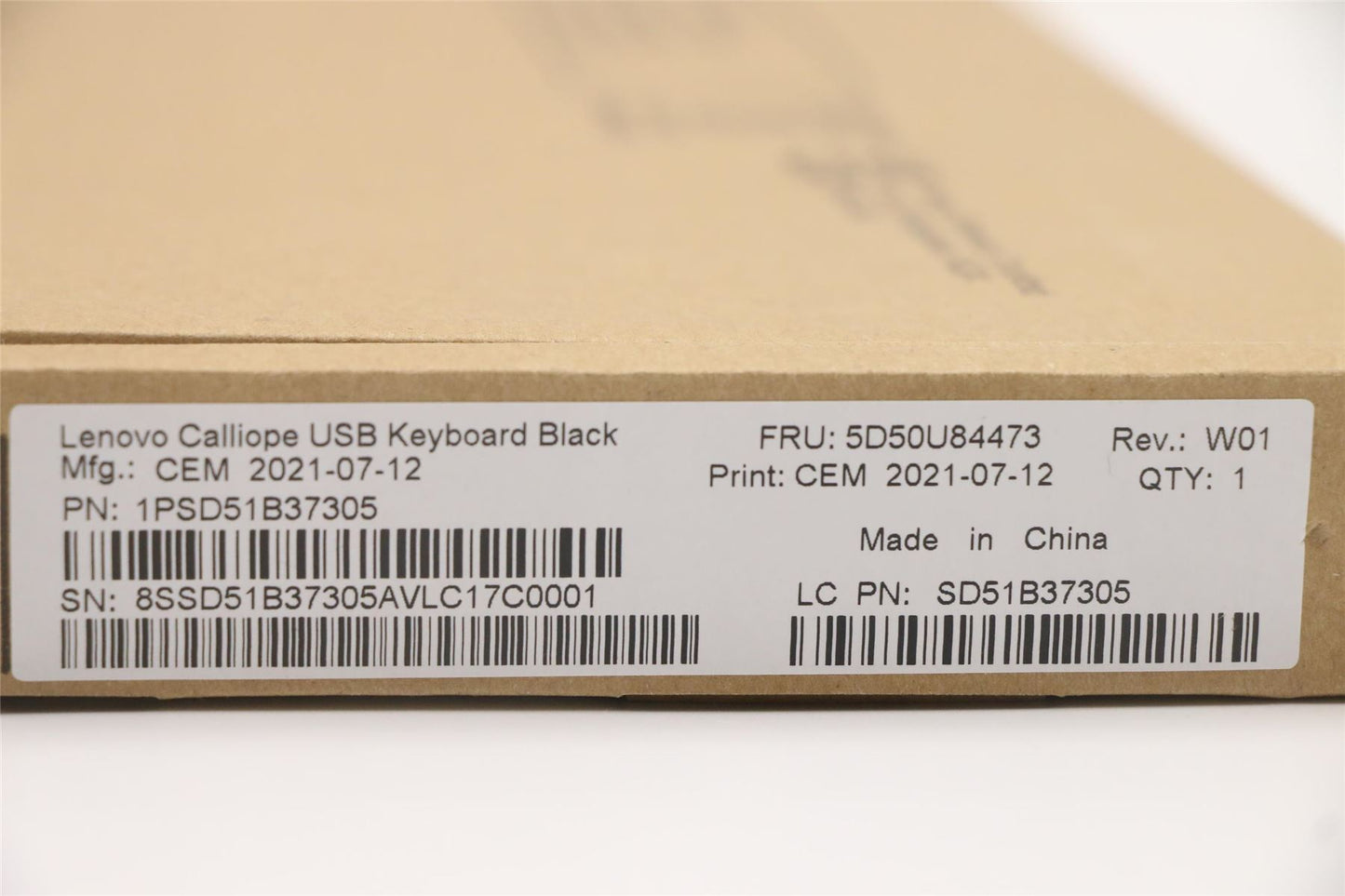 Lenovo Legion T5 26IAB7 T5 26IRB8 T5 26ARA8 USB Wired Keyboard Black 5D50U84473