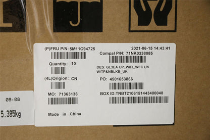 Lenovo Chromebook 300e 3 Keyboard Palmrest Top Cover UK Black 5M11C94725