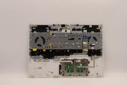 Lenovo IdeaPad 3 15IAH7 Palmrest Cover Touchpad Keyboard Hebrew White 5CB1H89887