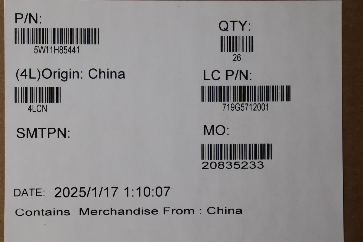 Lenovo WIRELESS Wireless,WLAN,INT,BE200 NV WiFi WLAN Board 5W11H85441