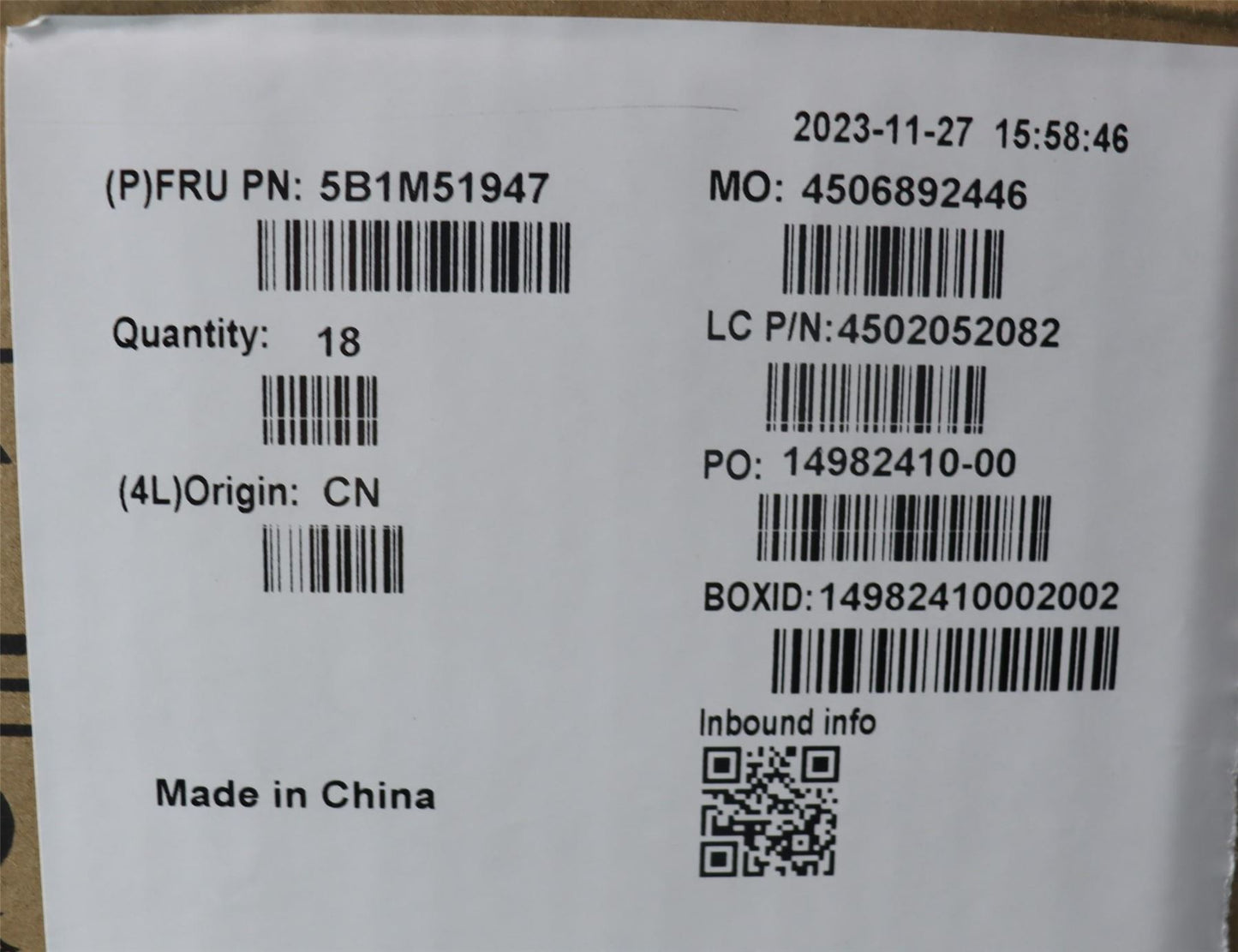Lenovo BATTERY 3cell57Wh11.31VL23B3PK1 BYD/B 30 5B11M51947