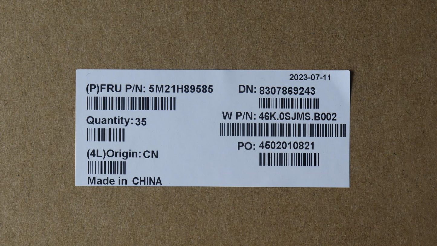 Lenovo MECHANICAL FRU Base MISC pkg DIS Talos2 5M21H89585
