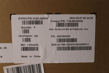 Lenovo COVER Upper Case ASM_THAI C21DH MGBL 5CB1J09076
