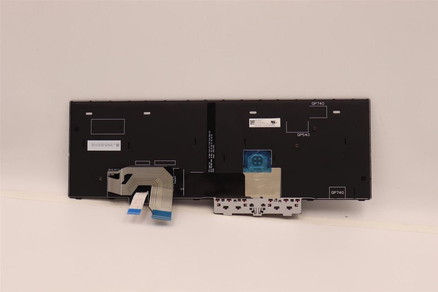Lenovo ThinkPad T15g Gen 2 P15 Gen 2 s Keyboard Spanish Black 5N21B44397