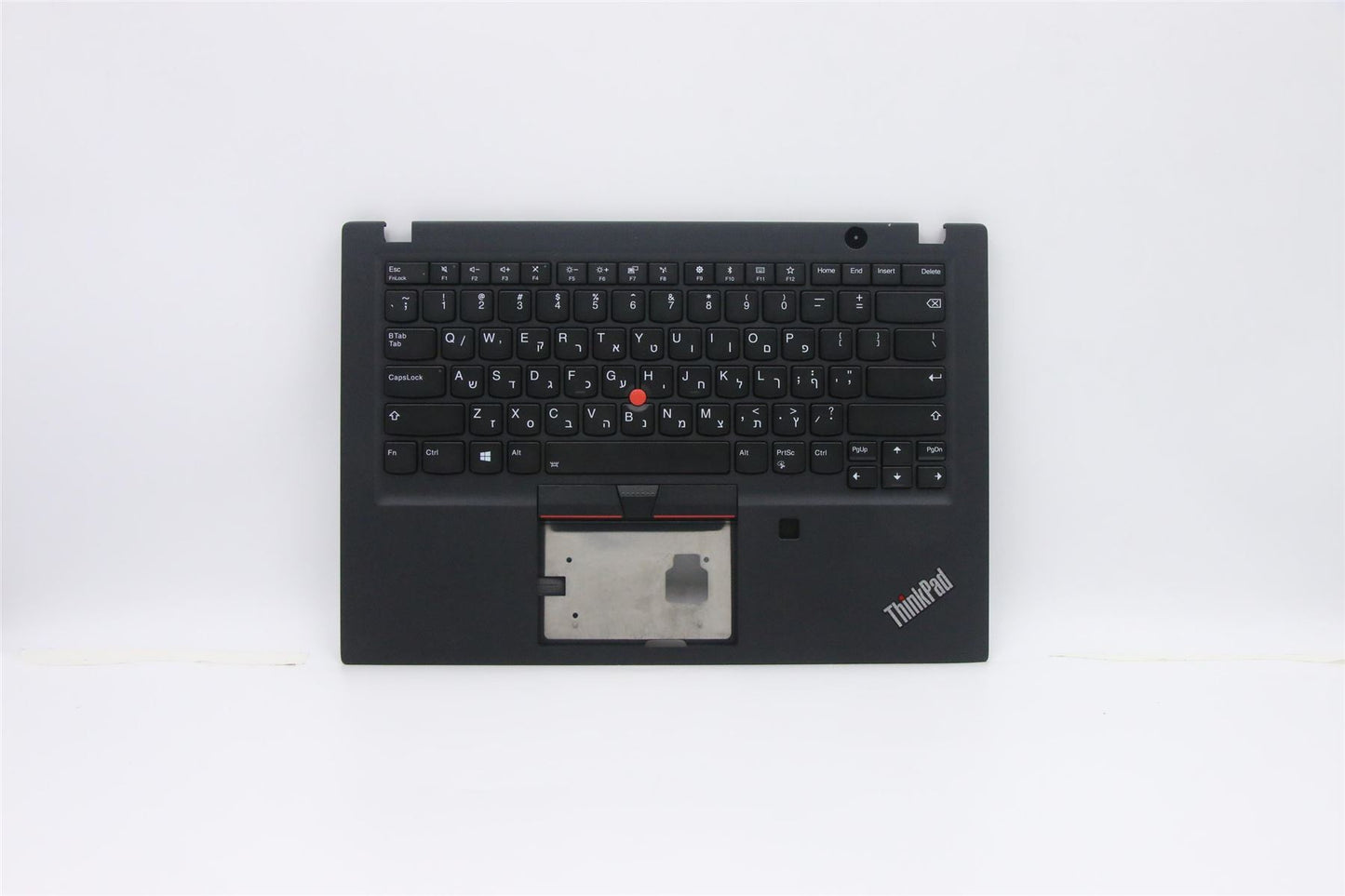 Lenovo ThinkPad T495s Keyboard Palmrest Top Cover Hebrew Black 5M11A08645