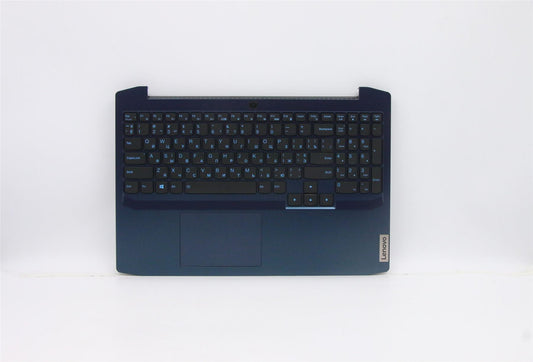 Lenovo Gaming 3-15ARH05 Clavier Palmrest Top Cover UK Bleu 5CB0Z37664