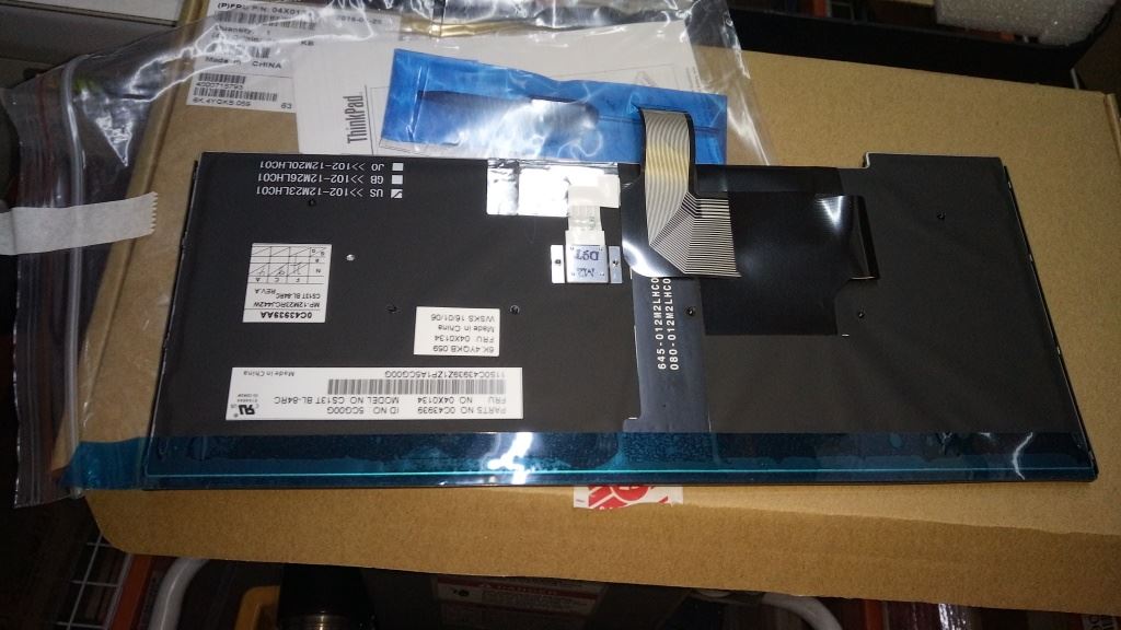 Lenovo CS13T, TW, CHY, Backlit Traditional Chinese Keyboard 04X0134