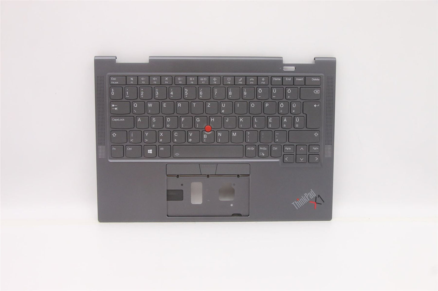 Lenovo Yoga X1 6th Keyboard Palmrest Top Cover Hungarian Grey 5M11C40966