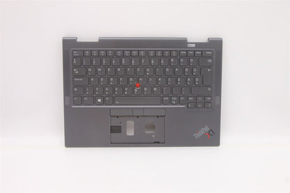 Lenovo Yoga X1 6th Keyboard Palmrest Top Cover Hungarian Grey 5M11C40966