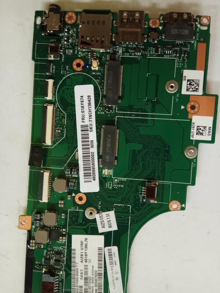 Lenovo Yoga 260 Motherboard Mainboard UMA Intel i3-6100U 01AY874