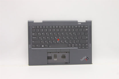 Lenovo ThinkPad X1 6th Gen Keyboard Palmrest Top Cover Hebrew Grey 5M11C41001