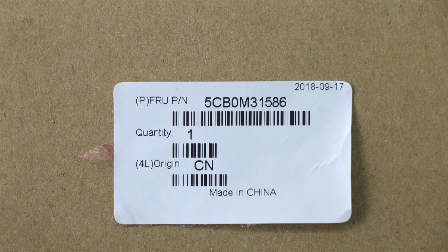 Lenovo V510 15IKB Palmrest Cover Touchpad Keyboard Nordic Black 5CB0M31586