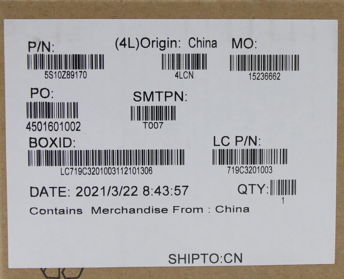 Schraubensatz für Lenovo ThinkPad X13 Gen 2 5S10Z89170