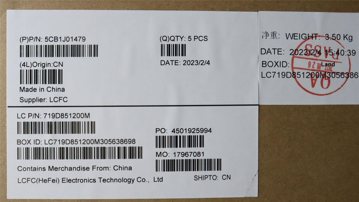 Lenovo Upper Case ASM_SPAL82SFNF_SG_BL_PC 5CB1J01479