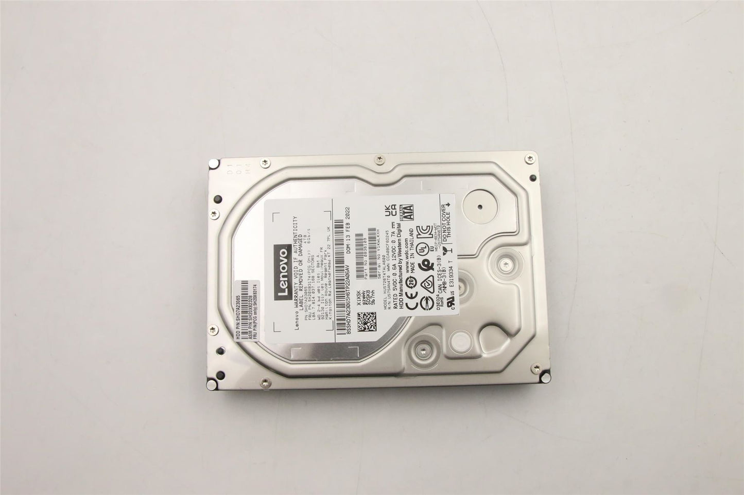 Lenovo HDD_ASM FRU WD 3.5" 7.2K SATA 4T 5H20X83174
