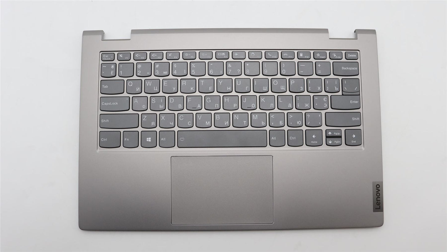 Lenovo Yoga 14s G2 IAP Palmrest Cover Touchpad Keyboard Ukrainian 5CB1J10035