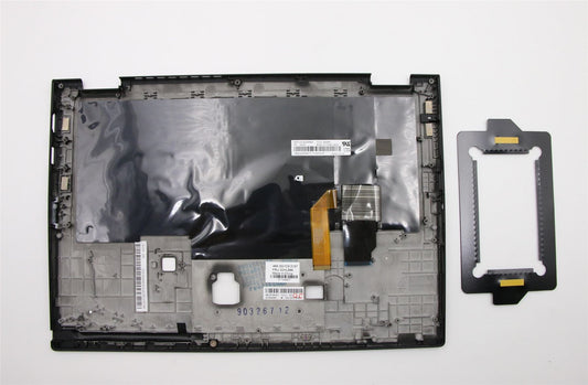 Lenovo Yoga X390 Keyboard Palmrest Top Cover UK Black Backlit 02HL686