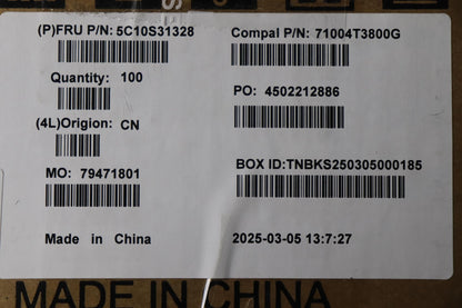 Lenovo board C 83KF I/O FFC Cable 5C10S31328