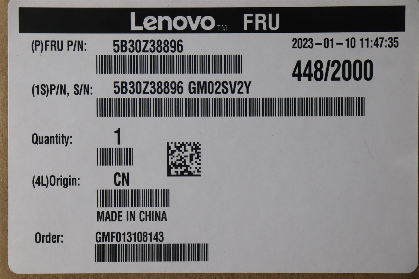 Lenovo ThinkPad X13 Gen 2 X13 Gen 3 Bezel front trim frame Cover 5B30Z38896