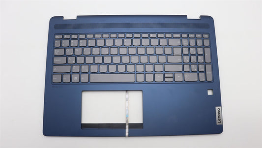 Lenovo IdeaPad 5 16IRU8 Keyboard Palmrest Top Cover Hebrew Abyss Blue 5CB1L30946