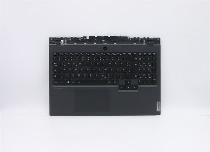 Lenovo Legion 5-15ARH05 Keyboard Palmrest Top Cover German Grey 5CB0Z27676