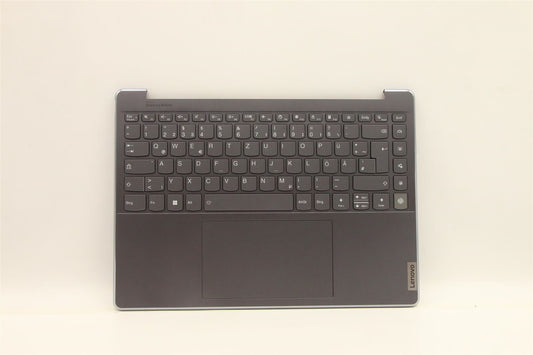 Lenovo Yoga 9 14IAP7 Palmrest Cover Touchpad Keyboard German Black 5CB1H23736