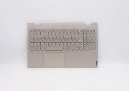 Lenovo C740 15IML Palmrest Cover Touchpad Keyboard Belgian Mica 5CB0U43848