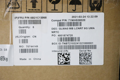 Lenovo IdeaPad 5 14ALC05 Motherboard Mainboard UMA AMDR75700U 8G 5B21C13065