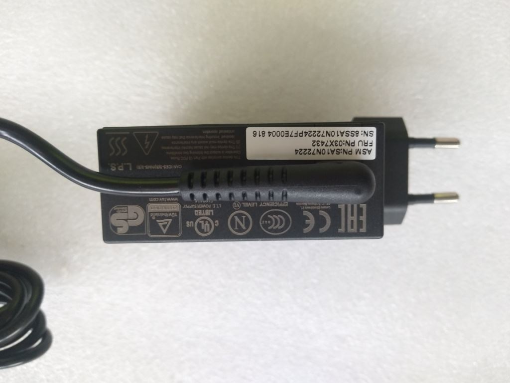 Lenovo PWR ADP_BO 65W USB Adapter S EU FRU 03X7432