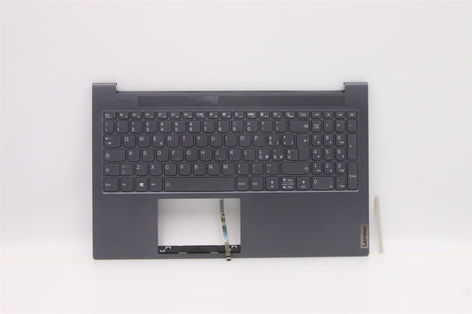 Lenovo Yoga 7-15IIL05 Keyboard Palmrest Top Cover Italian Grey 5CB0X55827