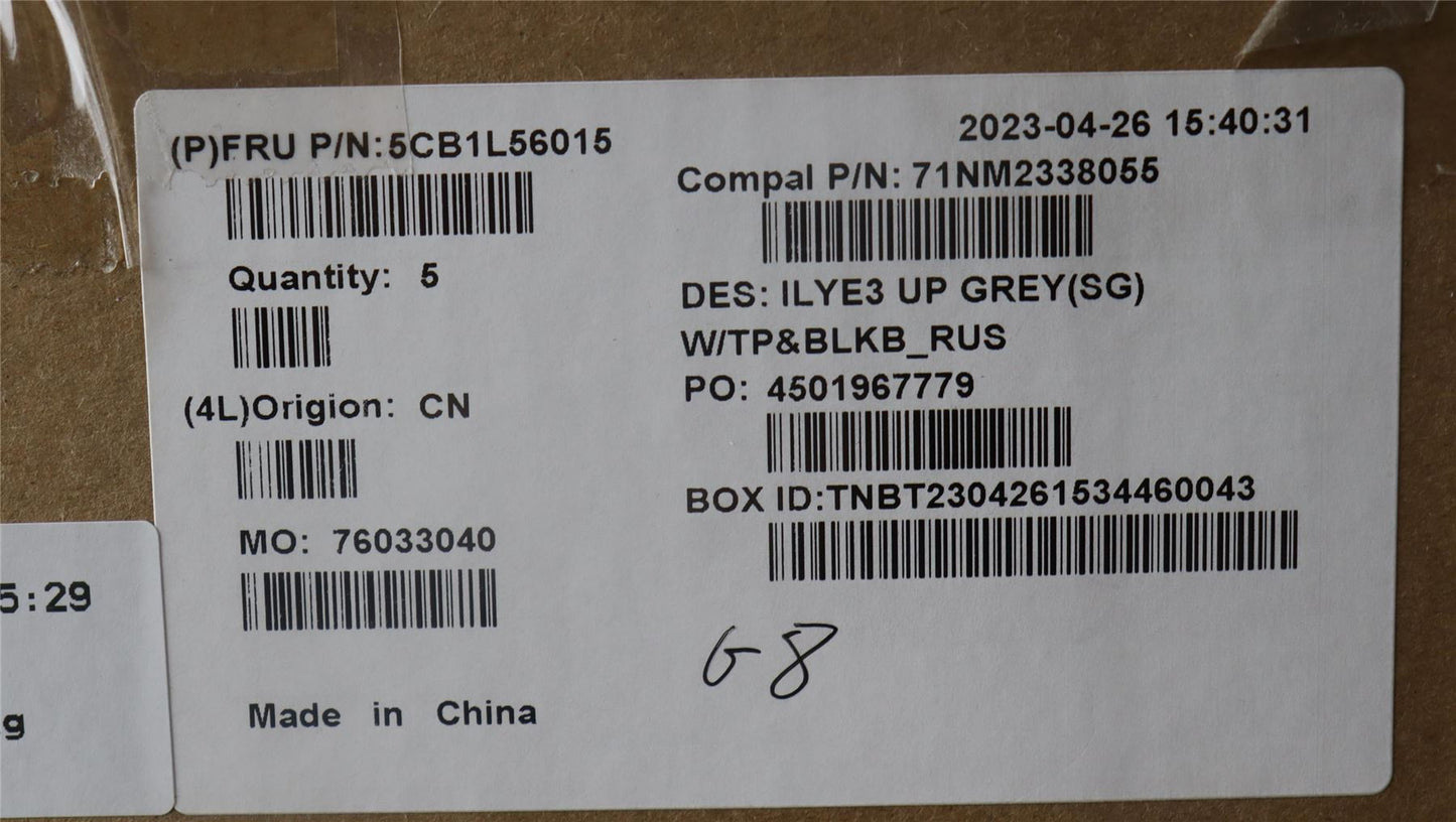 Lenovo Slim 5 16IRH8 5 16APH8 Palmrest Cover Touchpad Keyboard 5CB1L56015
