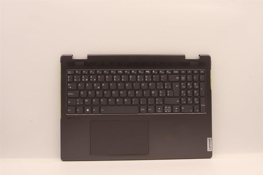 Lenovo Yoga 7 16IAH7 Palmrest Cover Touchpad Keyboard Belgian 5CB1J04267