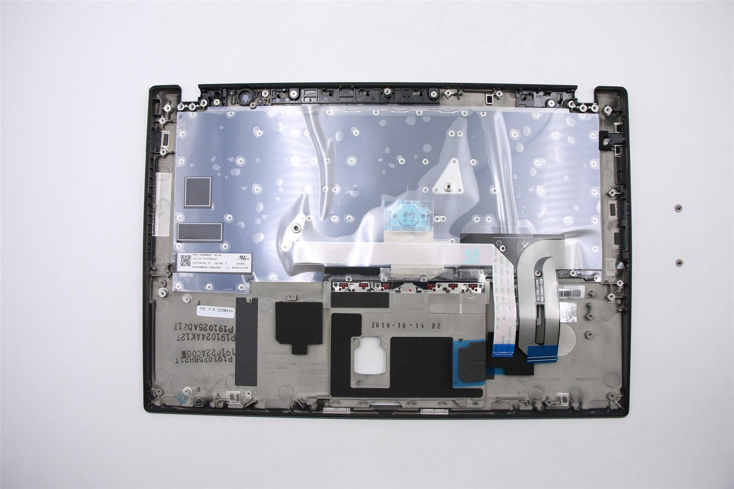 Lenovo MECH_ASM Ccov,THAI,NBLKBD,FPR,BK,LTN 02HM448