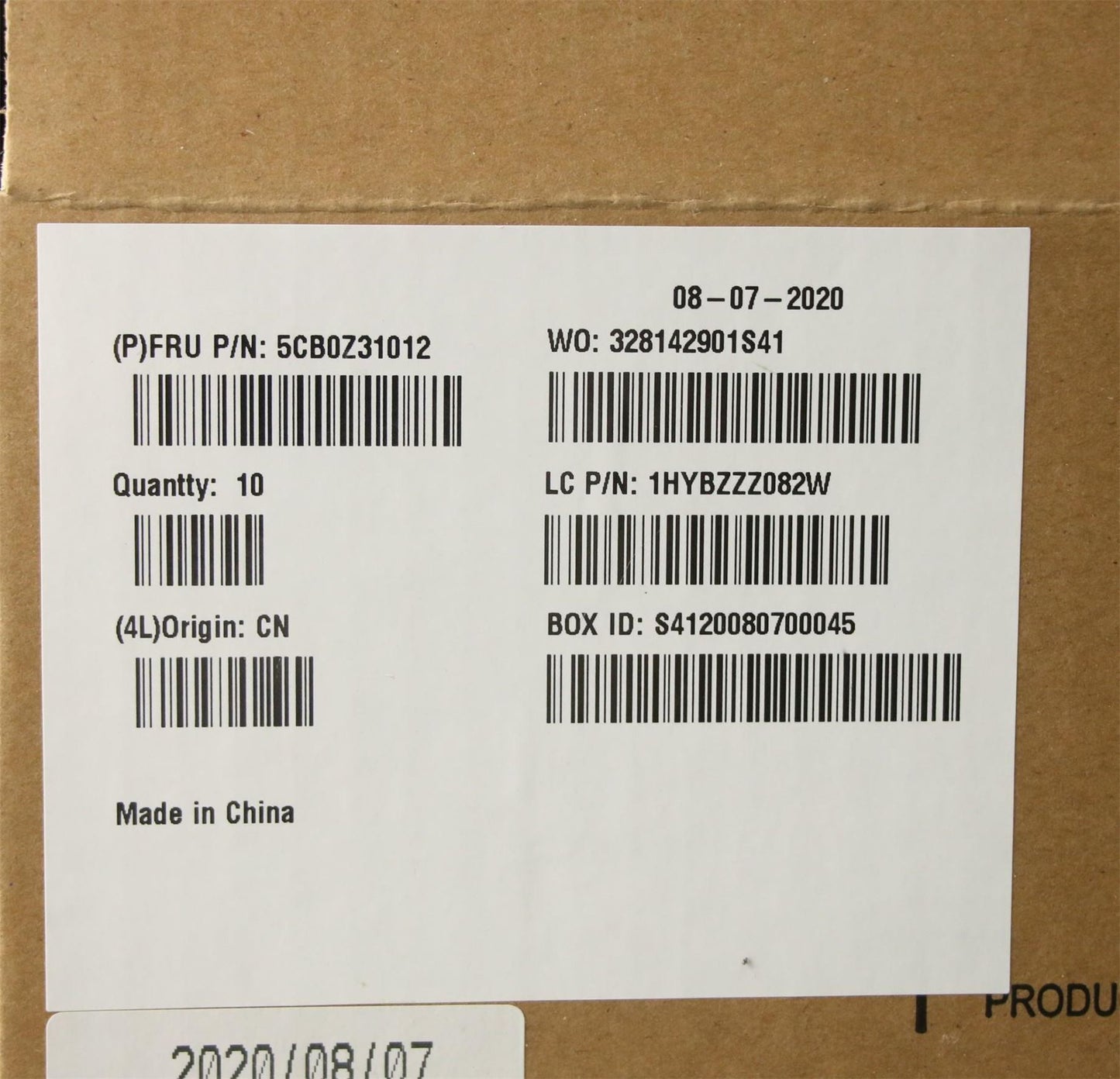 Lenovo LCD_COVER_82DS_DM_GL/YG 5CB0Z31012